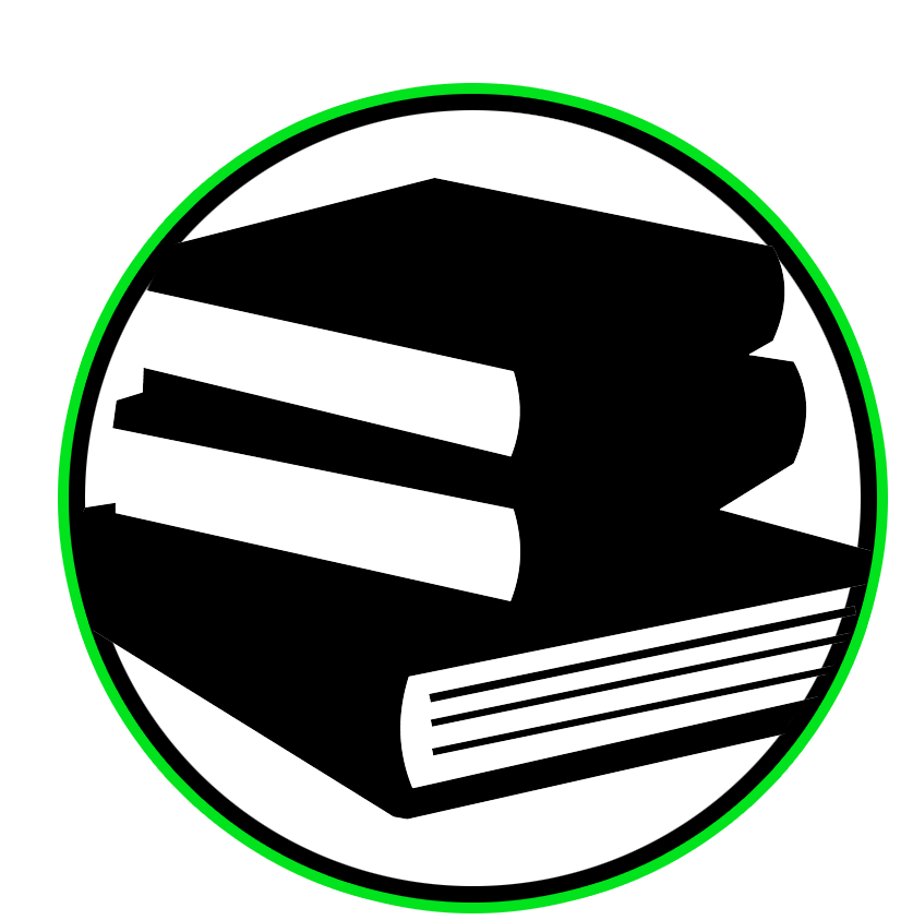 Illustration of a stack of books