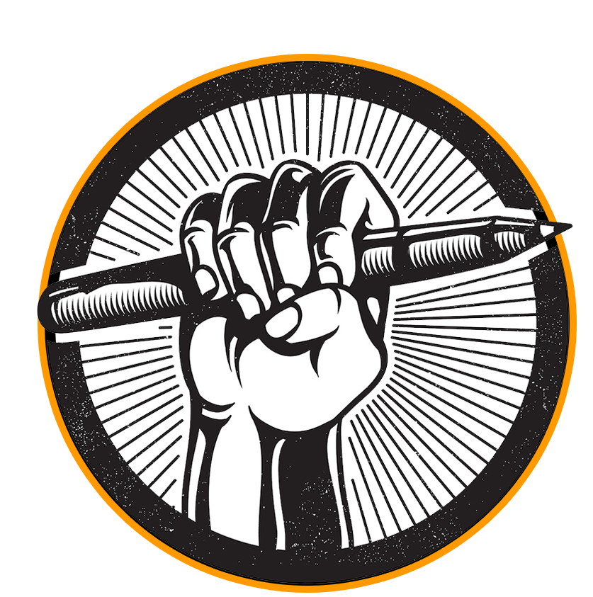 Illustration of fist holding a pen